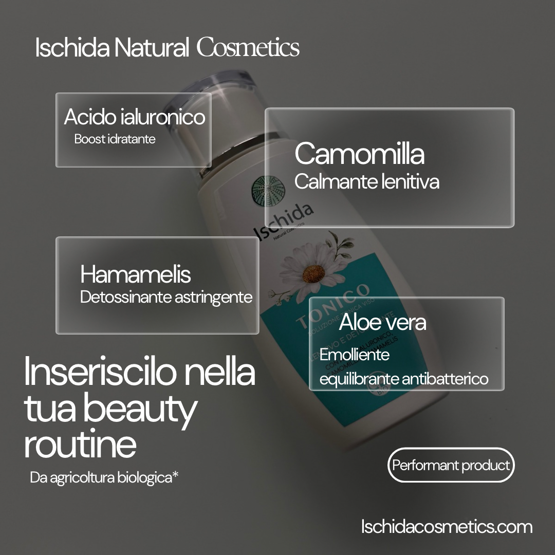 Tonico lenitivo detossinante acido ialuronico