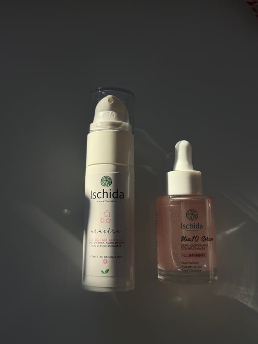 Arastra CC cream e Siero illuminante anti-age